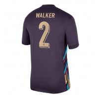 Fotballdrakt Herre England Kyle Walker #2 Bortedrakt EM 2024 Kortermet